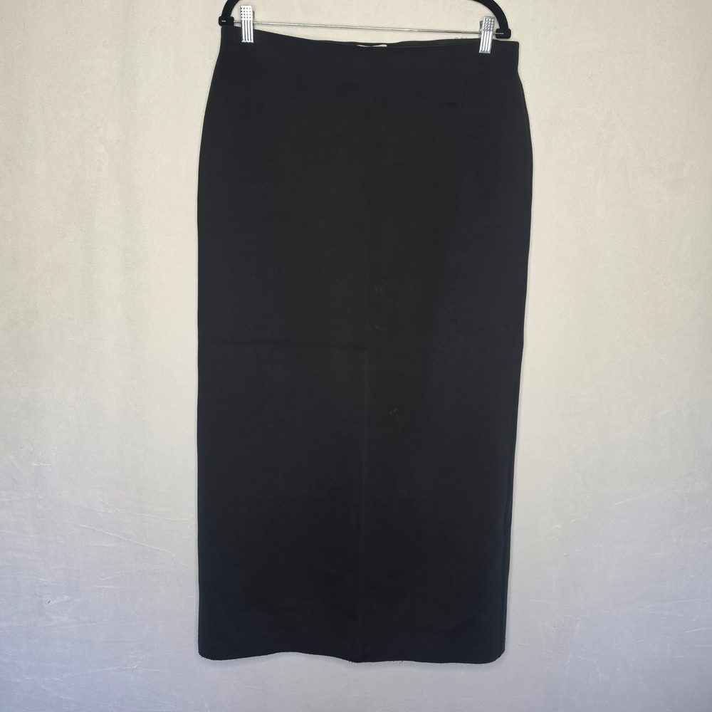COS Maxi Pencil Skirt with Back Vent Minimalist Date night witchy goth